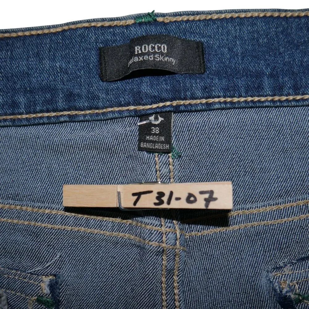TRUE RELIGION Rocco Moto Skinny Jeans